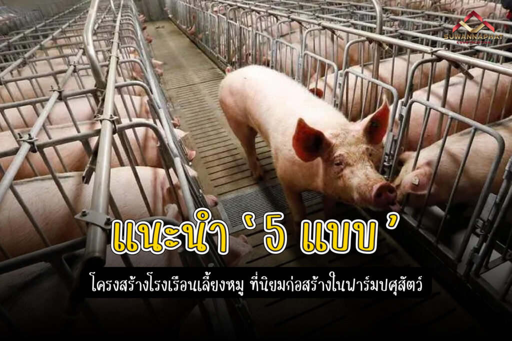 แนะนำ แบบโครงสร้างโรงเรือน ที่นิยมใช้ในงานรับเหมาก่อสร้าง